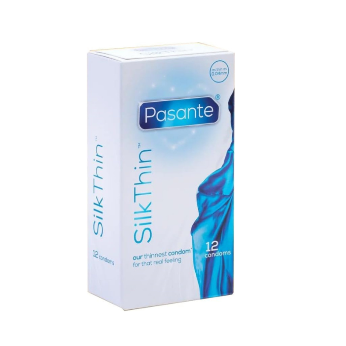 الواقي الذكري سيلكي ثين من باسانتي 12 قطعة