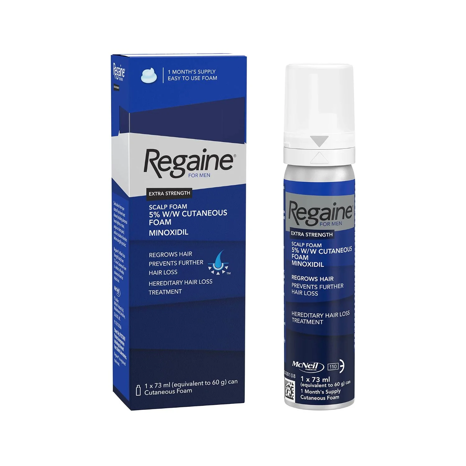 Regaine For Men Extra Strength Foam, 60ml