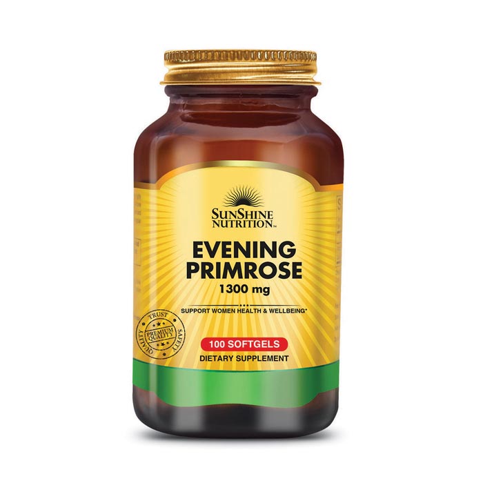 Sunshine Nutrition Evening Primrose Oil 1300mg 100 Softgels