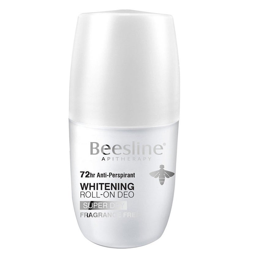 Beesline Whitening Roll-On Deodorant Super Dry Fragrance Free 50ml