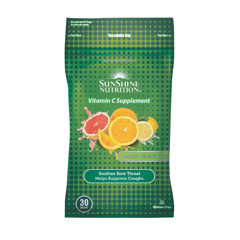 Sunshine Nutrition Lozenges - Vitamin C 30 Drops