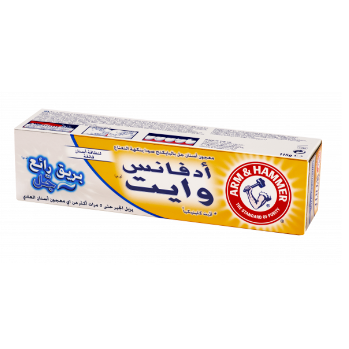 Arm and Hammer Advance White Brilliant Sparkle Gel Toothpaste 115 g