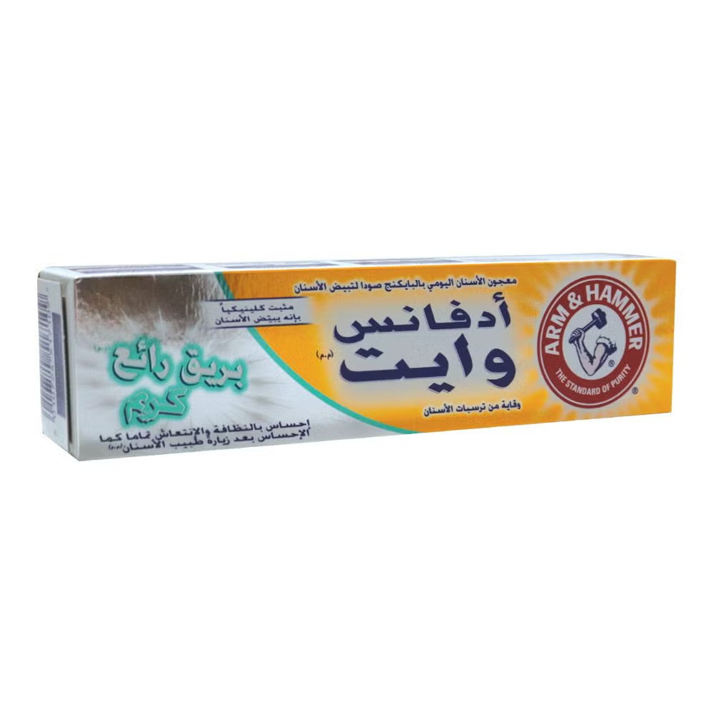 Arm and Hammer Advance White Brilliant Toothpaste Cream 115g Twin Pack