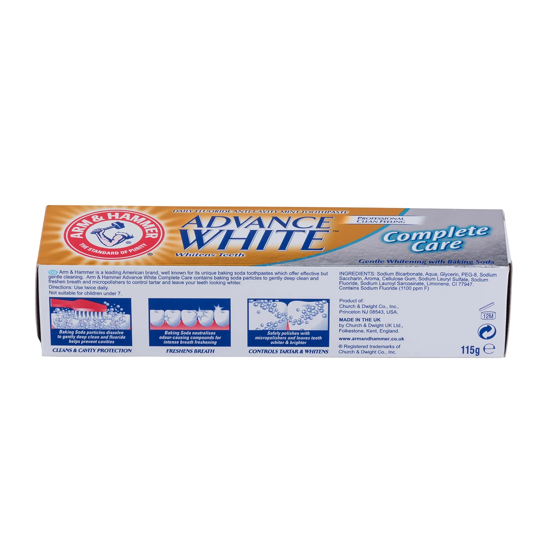 Arm and Hammer Advance White Complete Care Toothpaste 115 g
