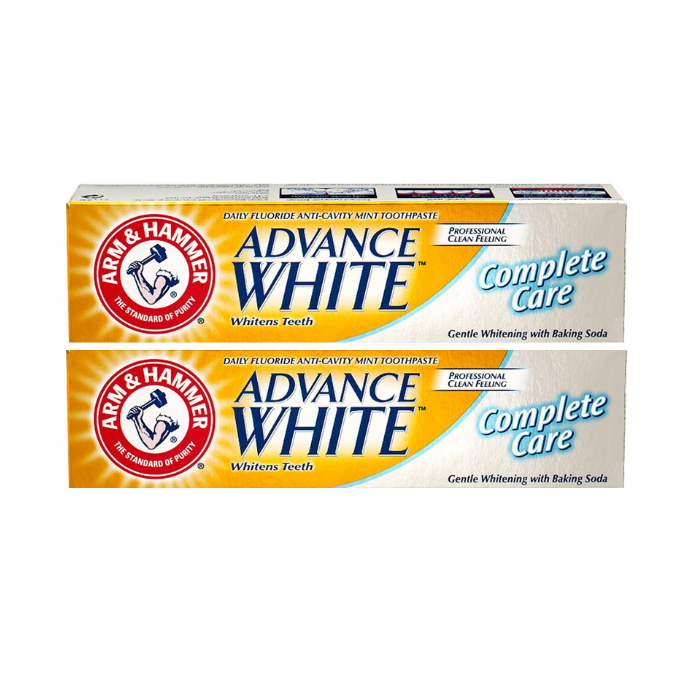 Arm and Hammer Advance White Complete Care Toothpaste 115g Twin Pack