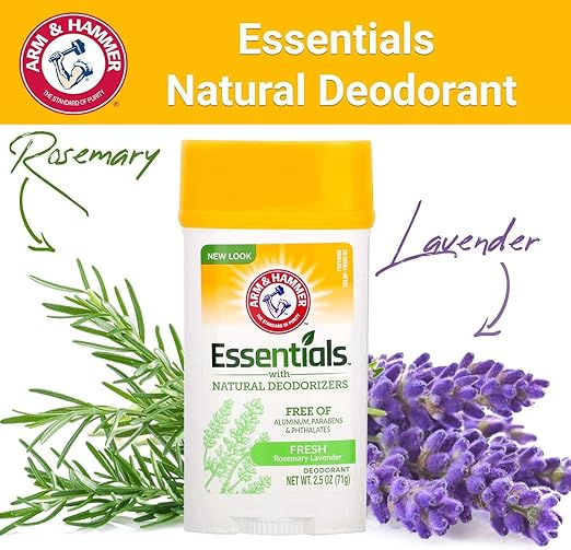 Arm and Hammer Essentials Deo Stick Fresh Rosemary Lavender 71g -19020