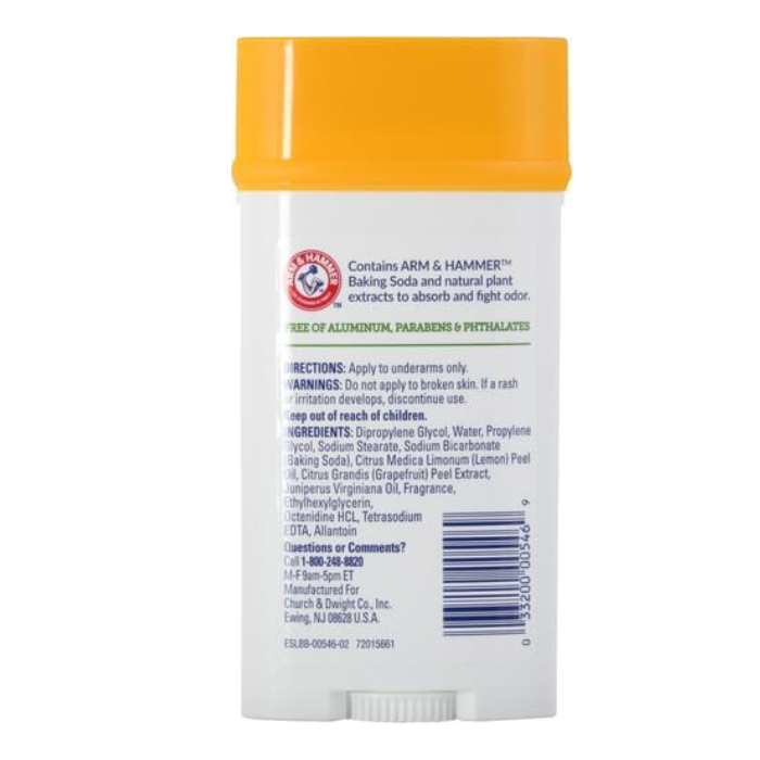 Arm and Hammer Essentials Deo Stick Juniper 71g Twin Pack Promo