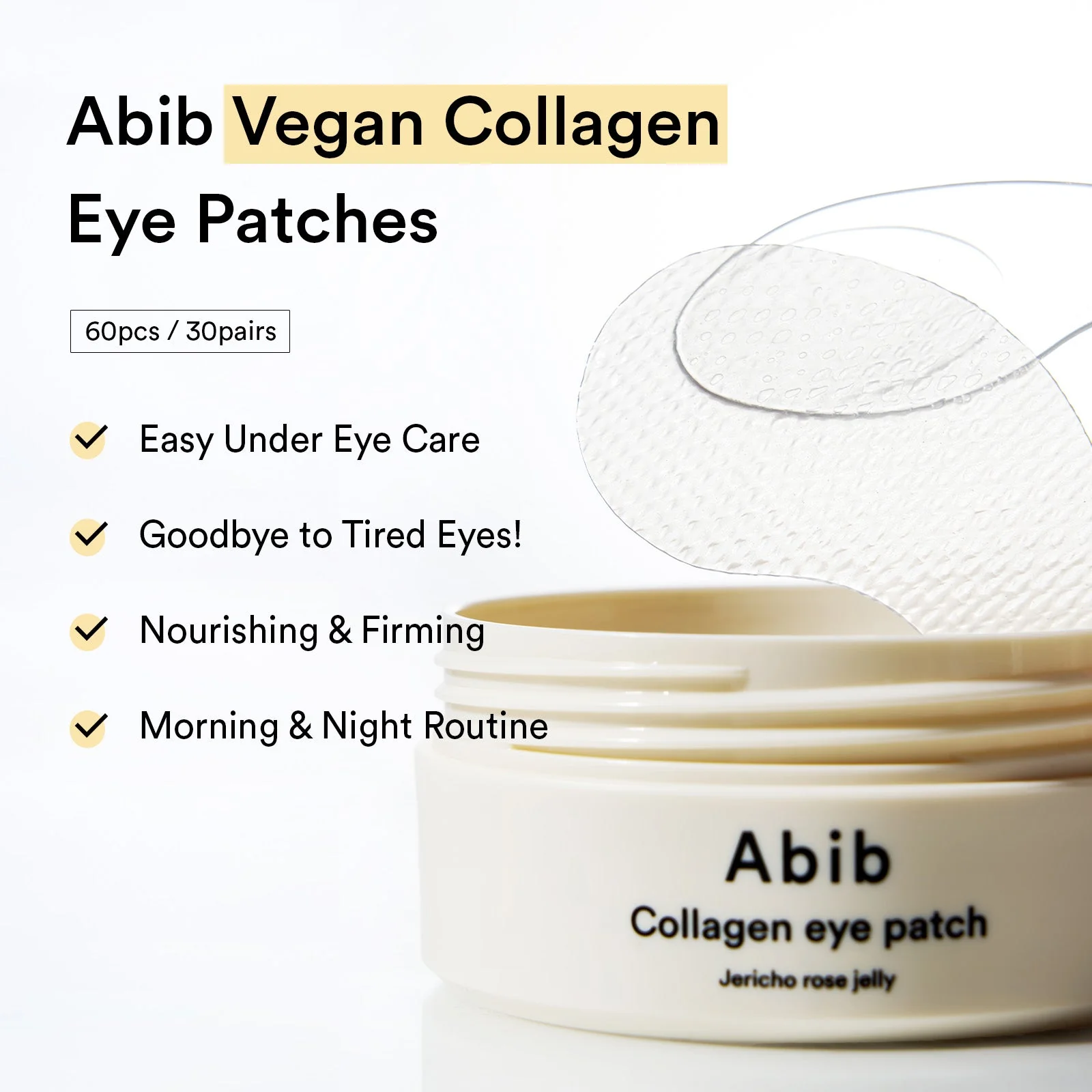 Abib Jericho Rose Jelly Collagen Eye Patch 90G 60s