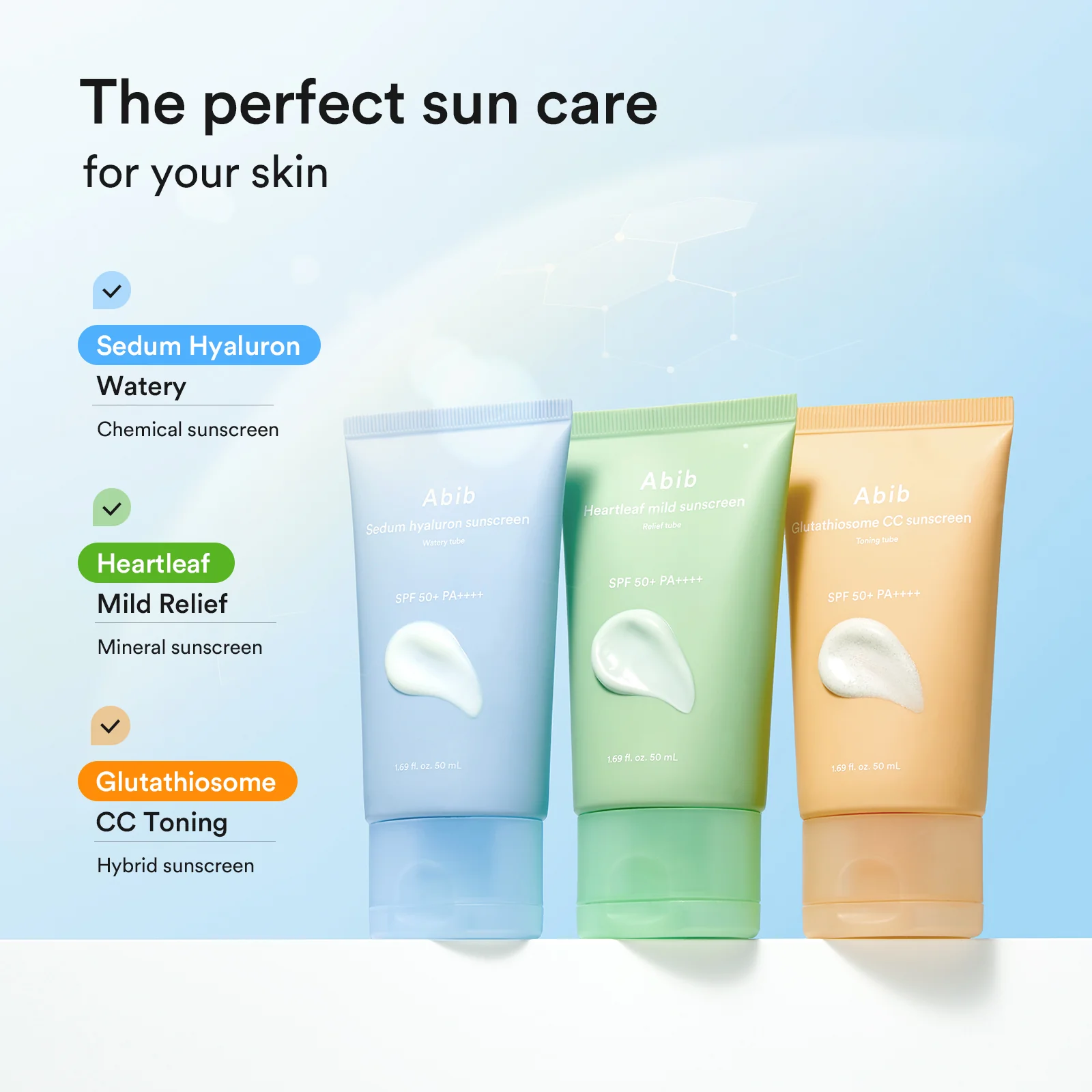 Abib Sedum Hyaluron SPF50+ Sunscreen 50ML