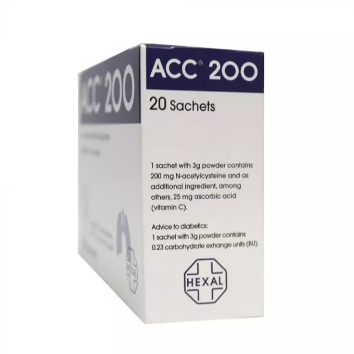 Acc 200 Oral Solution Powder 3g Sachet 20’s