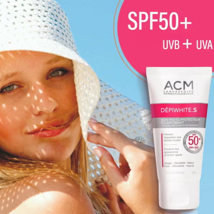 إيه سي إم ديبيوايت إس (SPF50+) كريم حماية من UVA UVB 50 مل