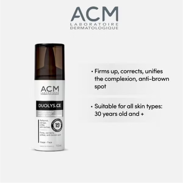 سيروم مكثف مضاد للأكسدة من ACM Duolys- حجم 15 مل