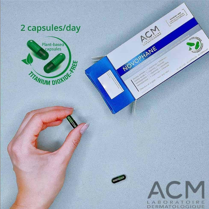 Novophane للأظافر والشعر من ACM - حجم 60 حبة