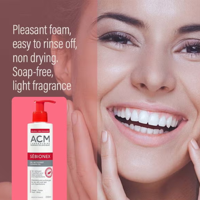 ACM Sebionex Cleansing & Purifying Gel 200 ml