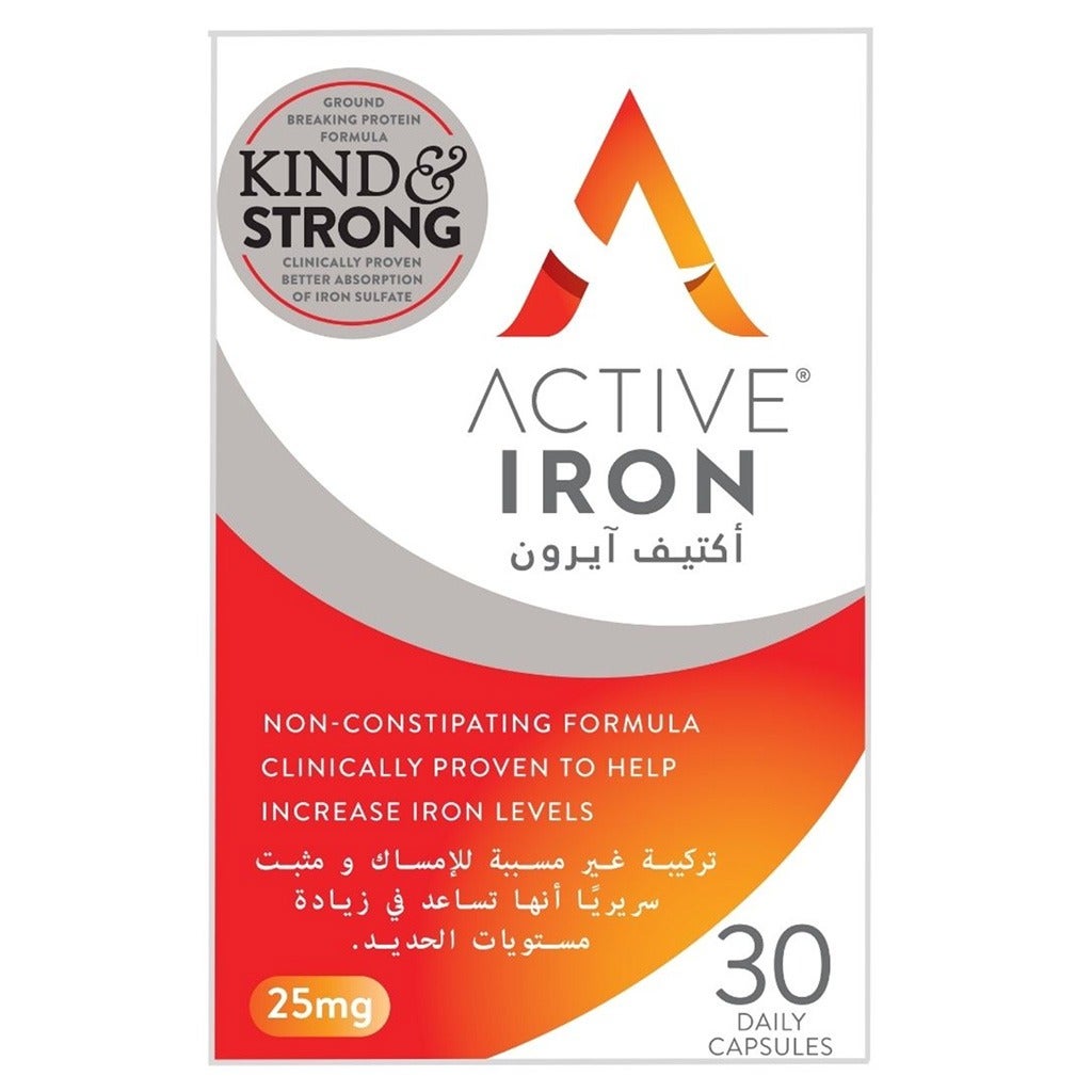 Active Iron 25 mg Capsules 30's (10's Blisret X 3)