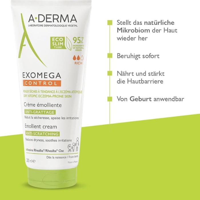 Aderma Exomega Emollient Cream 200 ml