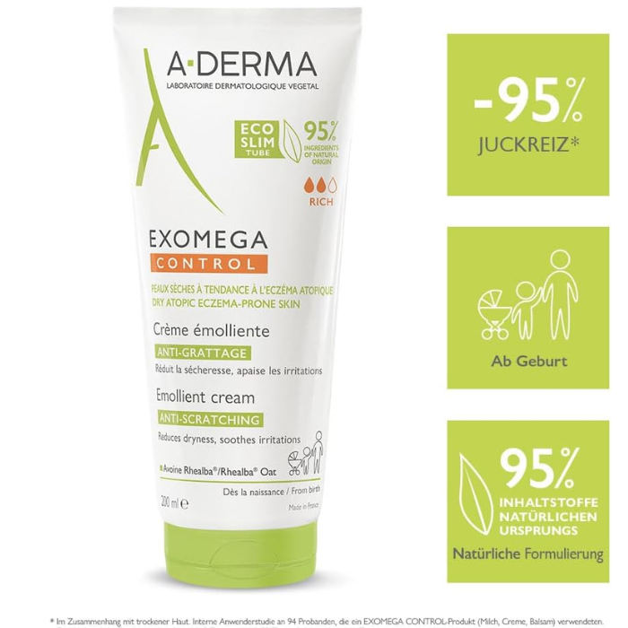Aderma Exomega Emollient Cream 200 ml
