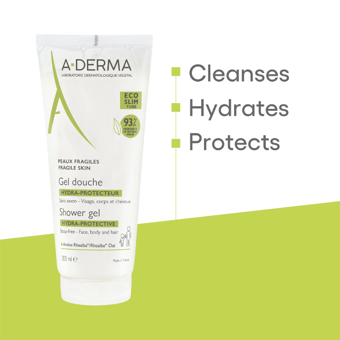 Aderma Fragile Skin Hydra Protective Shower Gel  200ml