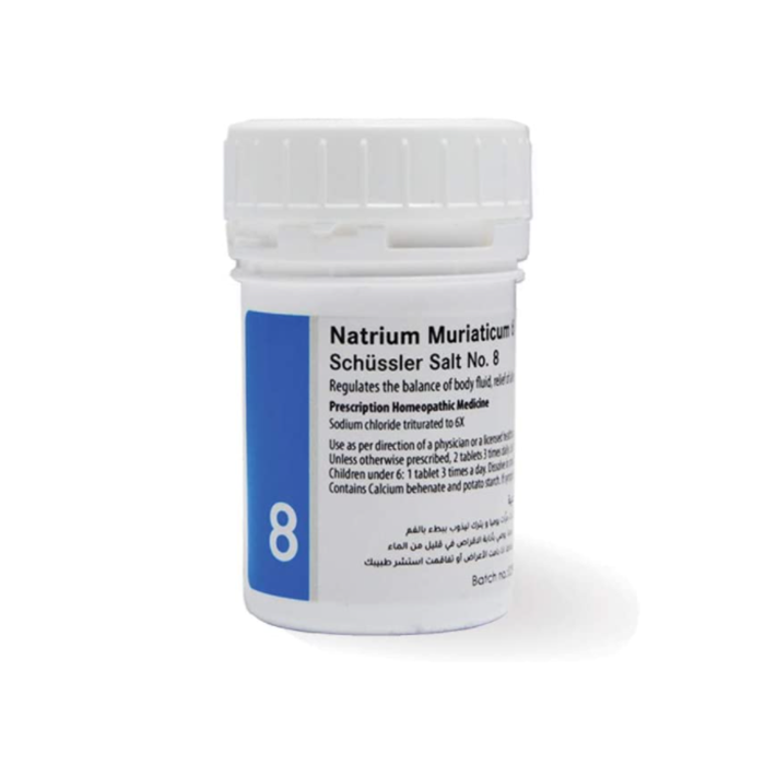 Adler Schussler Salt No.8 Natrium Muriaticum 6X, 100 Tablets