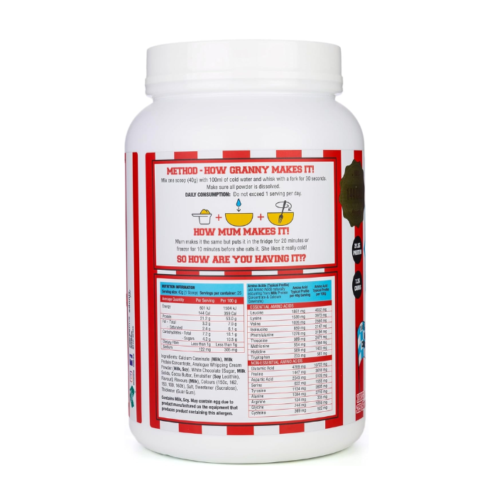 Adonis Gear Protein Cookie Dough Caramelized, High Protein Low Carb Dessert, Muscle Recovery Fuel, 1kg