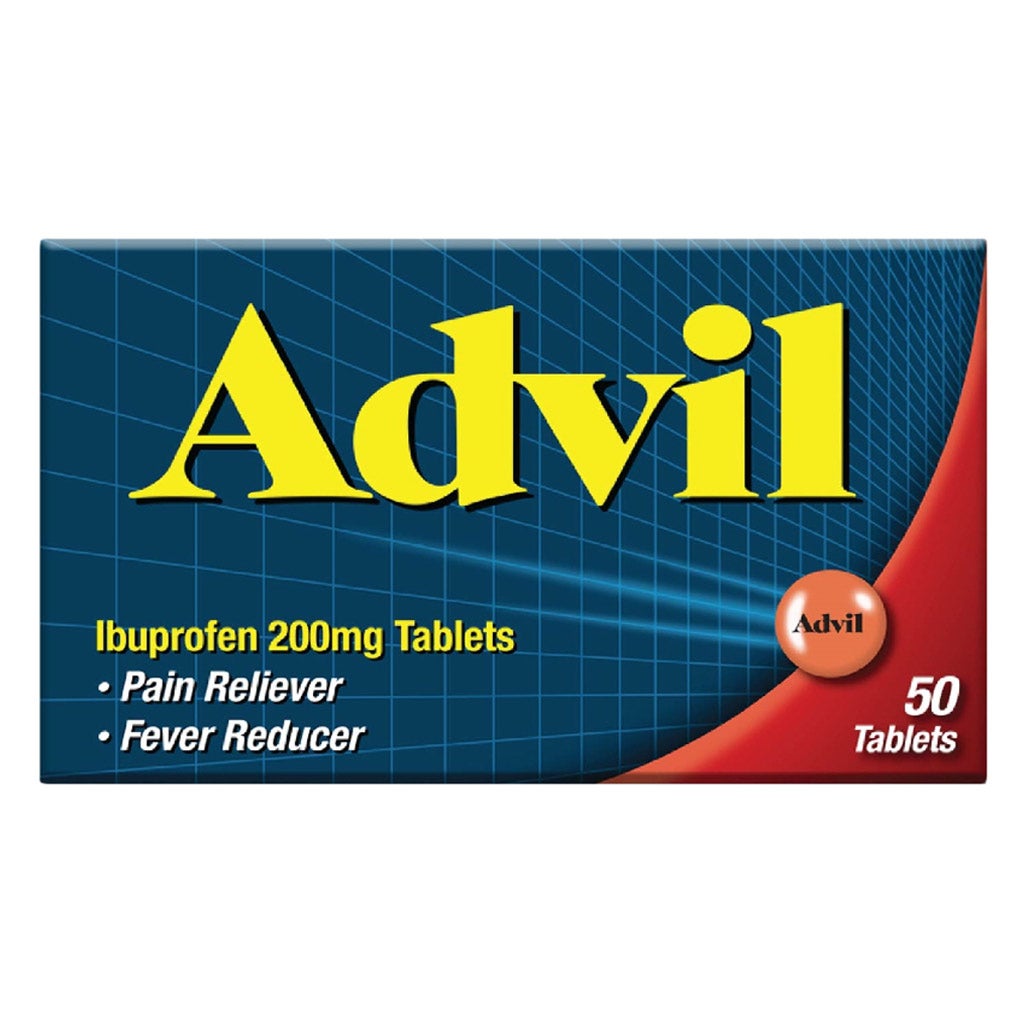 Advil 200 mg Coated Tablets 50's Bottle