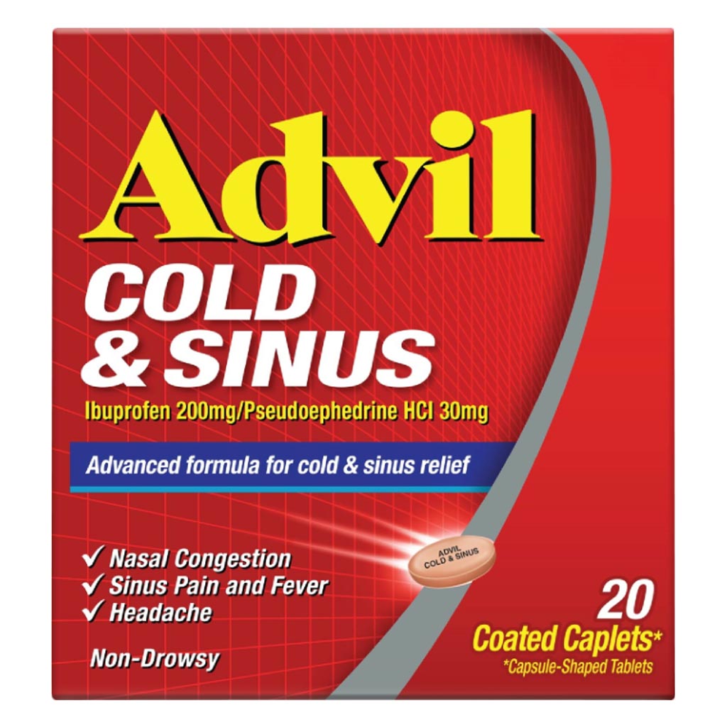 Advil Cold & Sinus Coated Caplets 20's