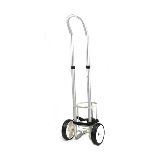 Alcan Oxygen Cylinder Stainless Trolley