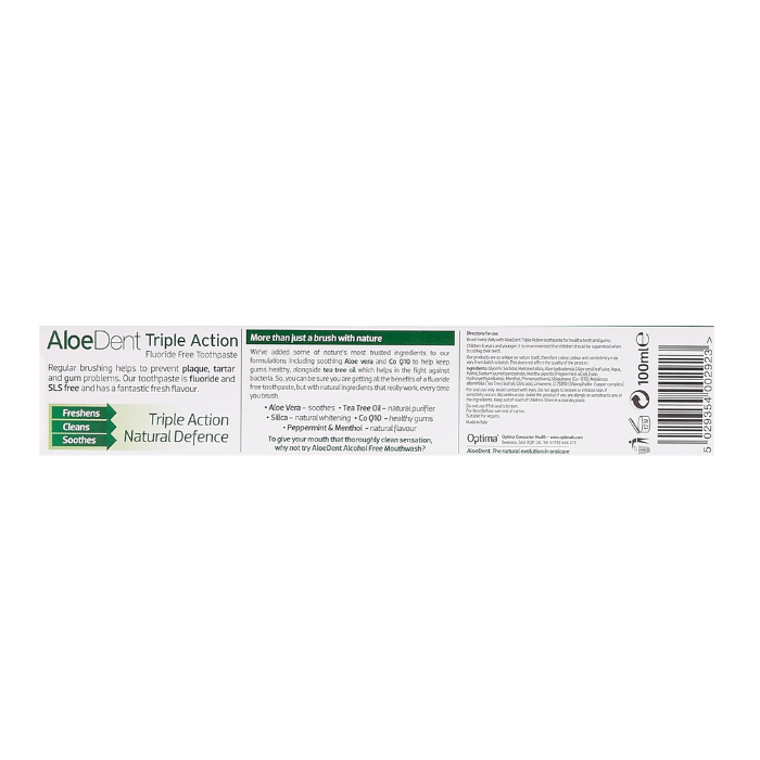 Aloe Dent Toothpaste Triple Action 100ml