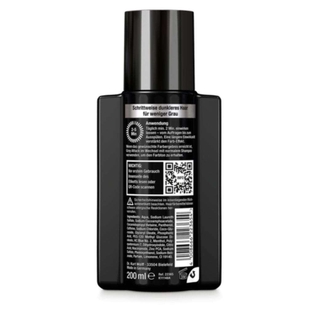 Alpecin Grey Attack Caffeine & Color Shampoo 200ml