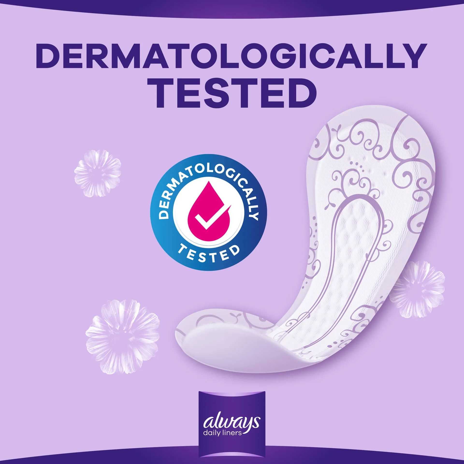 Always Comfort & Protect Normal Pantyliners 40's