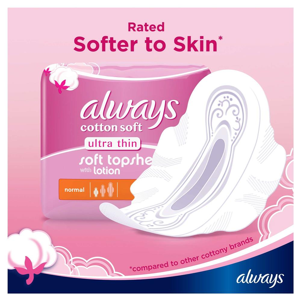 Always napkin Cotton Soft Ultra Normal 10's