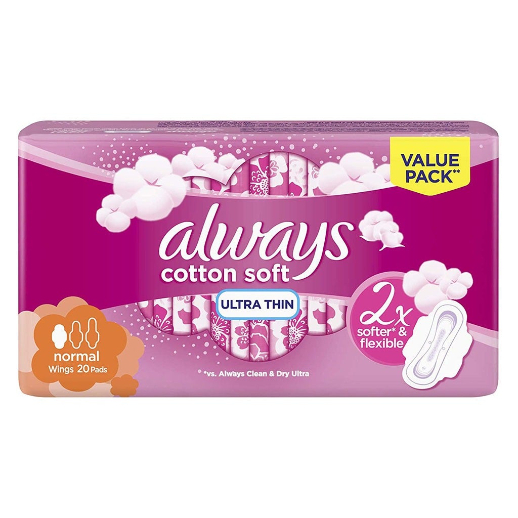 Always Napkin Cotton Soft Ultra Normal 20's