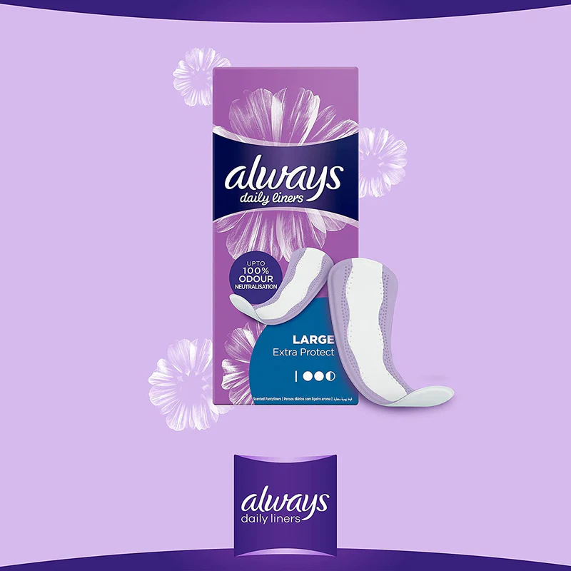 Always Extra Protect liners 16's