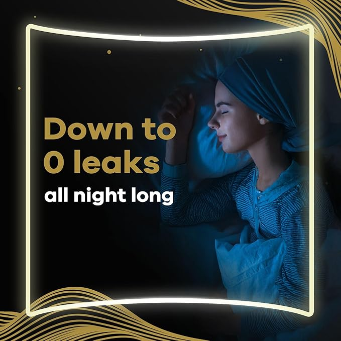 ألويز XL نايت - حماية ثلاثية للتدفق الغزير، سميكة، ظهر أطول، بدون تسريب - 48 فوطة صحية