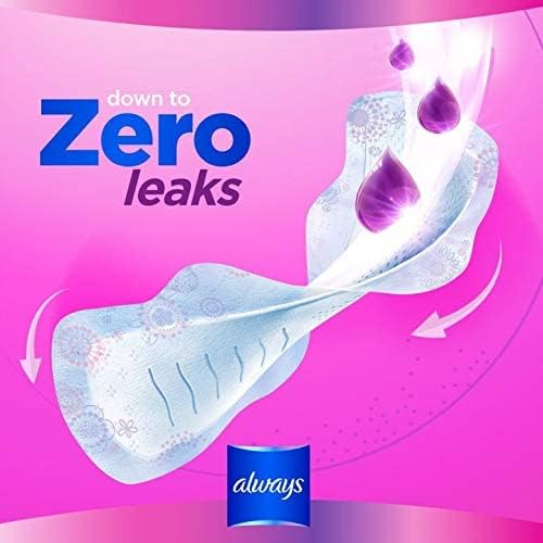 Always Diamond with Flex Foam Ultra Thin Night Pads with Wings, 10s