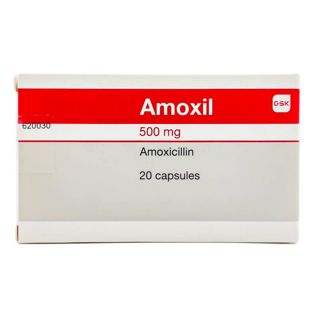 AMOXIL 500MG CAP (HARD GELATIN) 20S (10S BLISTER X 2)
