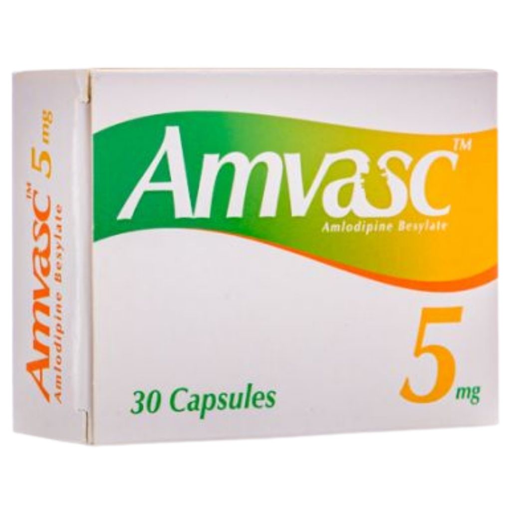 Amvasc 5mg ( Hard Gelatin) 30 Capsules