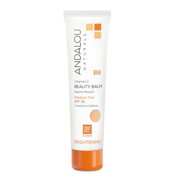 Andalou Brightening Vitamin C BB Beauty Balm Sheer Tint (SPF30) All-in-One Tinted Moisturizer 58ml
