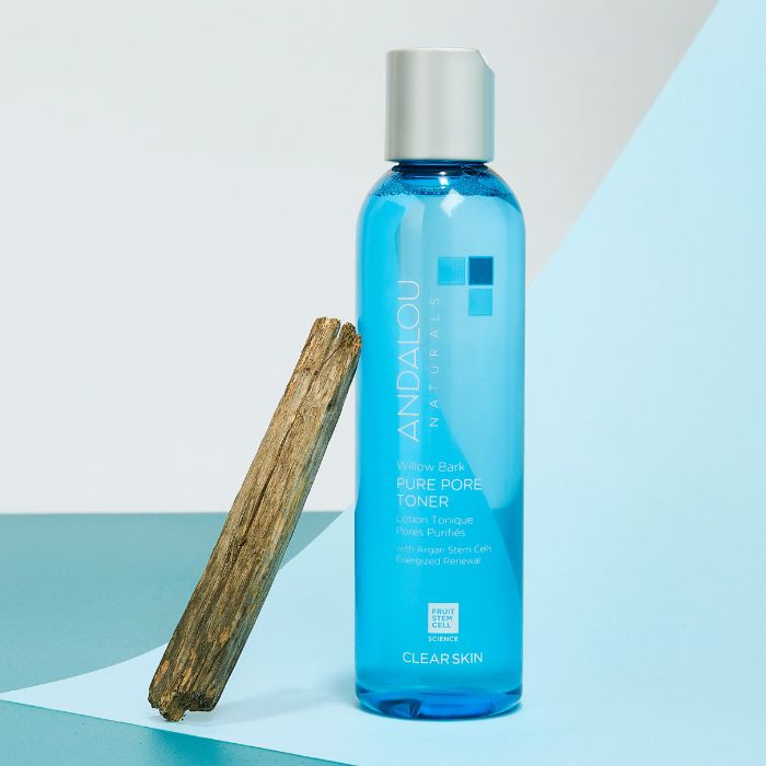 Andalou Aloe + Willow Bark Pore Minimizer – Clarifying Toner for Oily, Acne-Prone Skin with Aloe & Witch Hazel 178ml