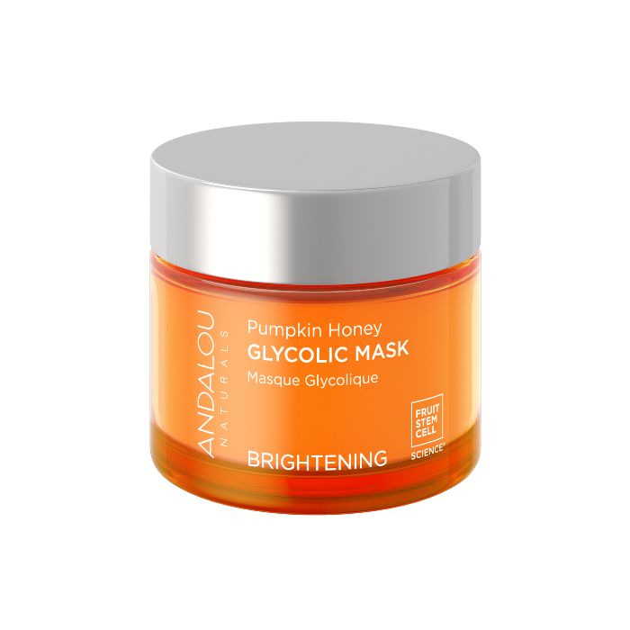 Andalou Brightening Pumpkin Honey Glycolic, Exfoliating and Radiance-Boosting Face Mask, 50ml