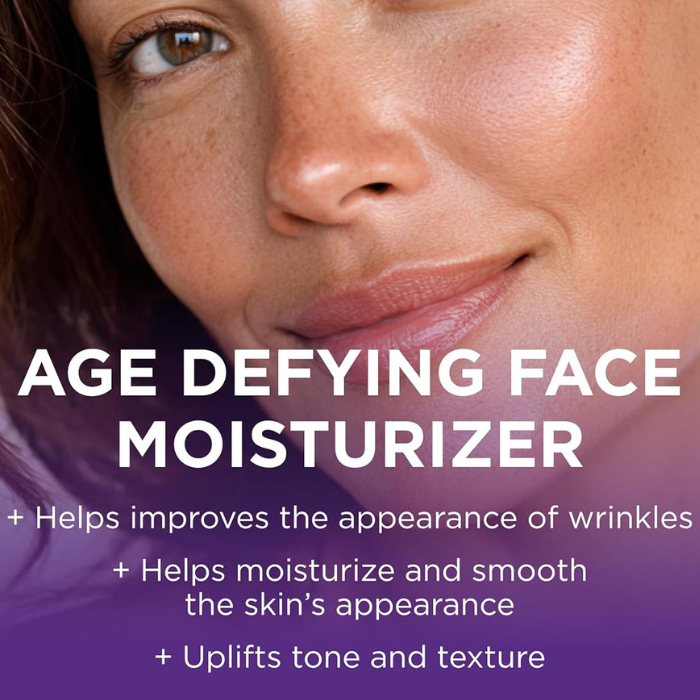 Andalou Age Defying Goji Peptide Perfecting Cream, Anti-Aging Firming and Smoothing Moisturizer, 50ml