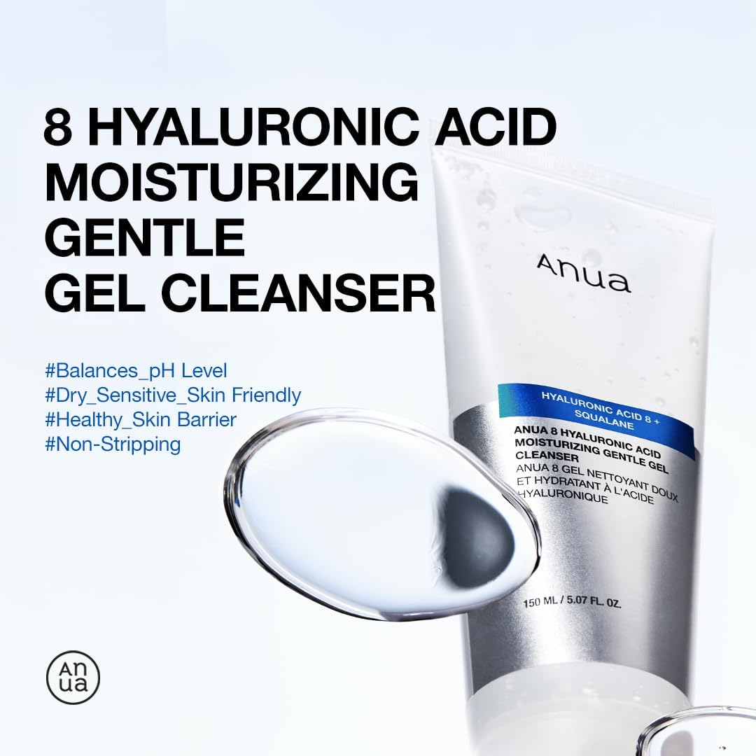 Anua 8 Hyaluronic Acid 8 + Squalane Gel Cleanser 150ml