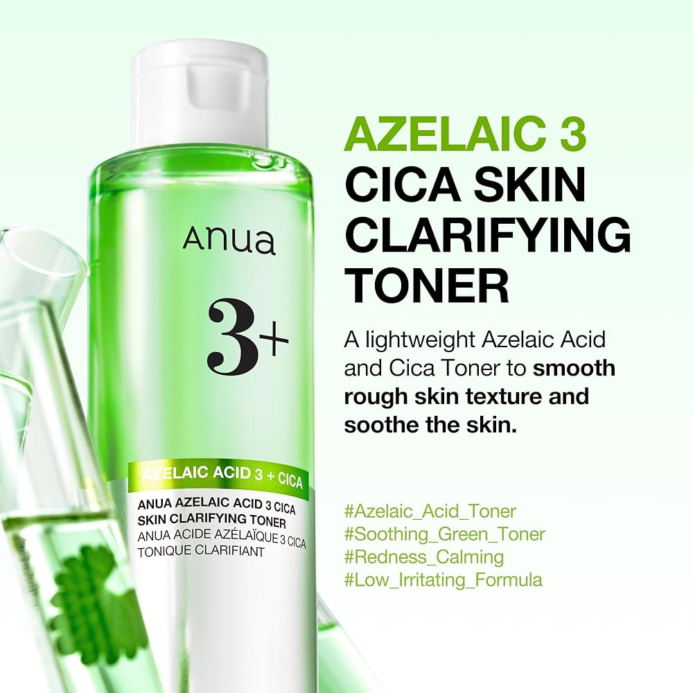 Anua Azelaic Acid 3+ Cica Skin Clarifying Toner 250ml