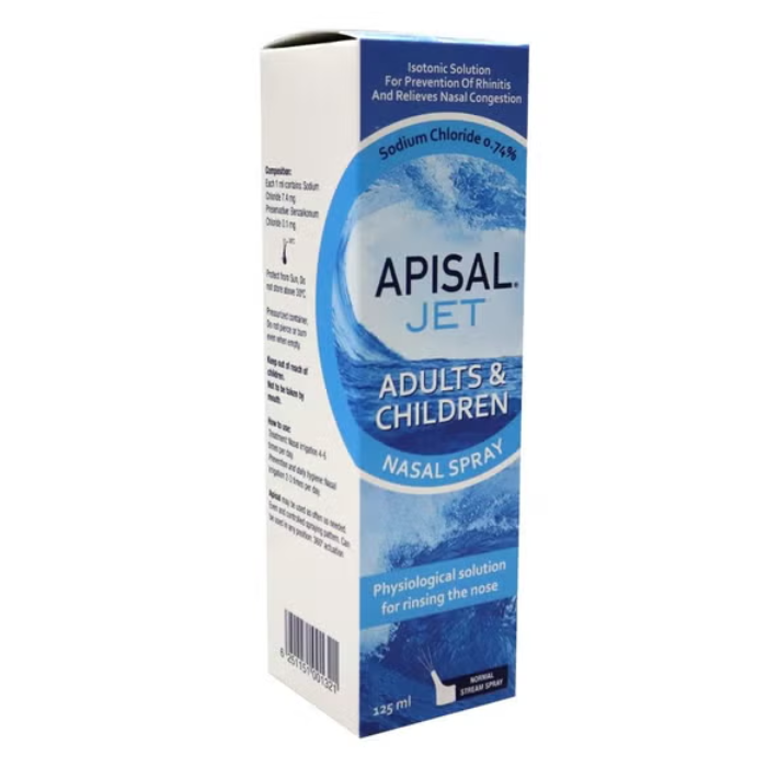 Apisal Jet Adult & Children Nasal Spray 125ML