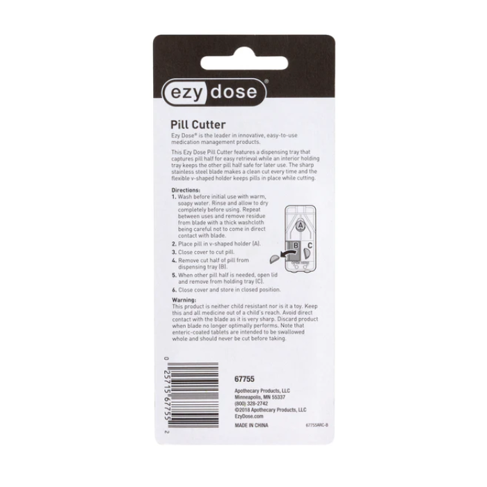 Apothecary Ezydose Pill Cutter 6/72