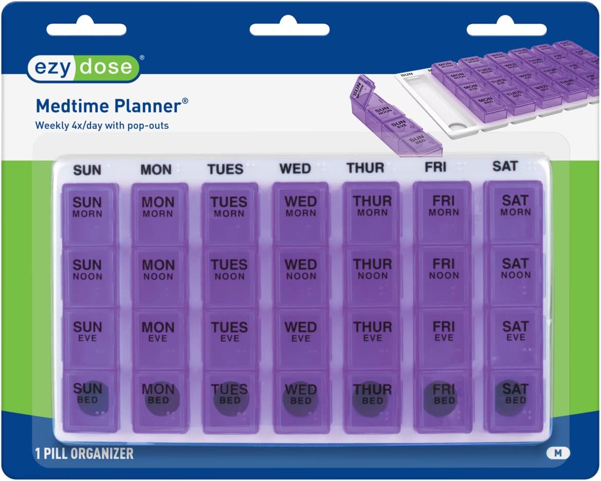Apothecary Ezy Dose Weekly One Day At A Time Pill Planner