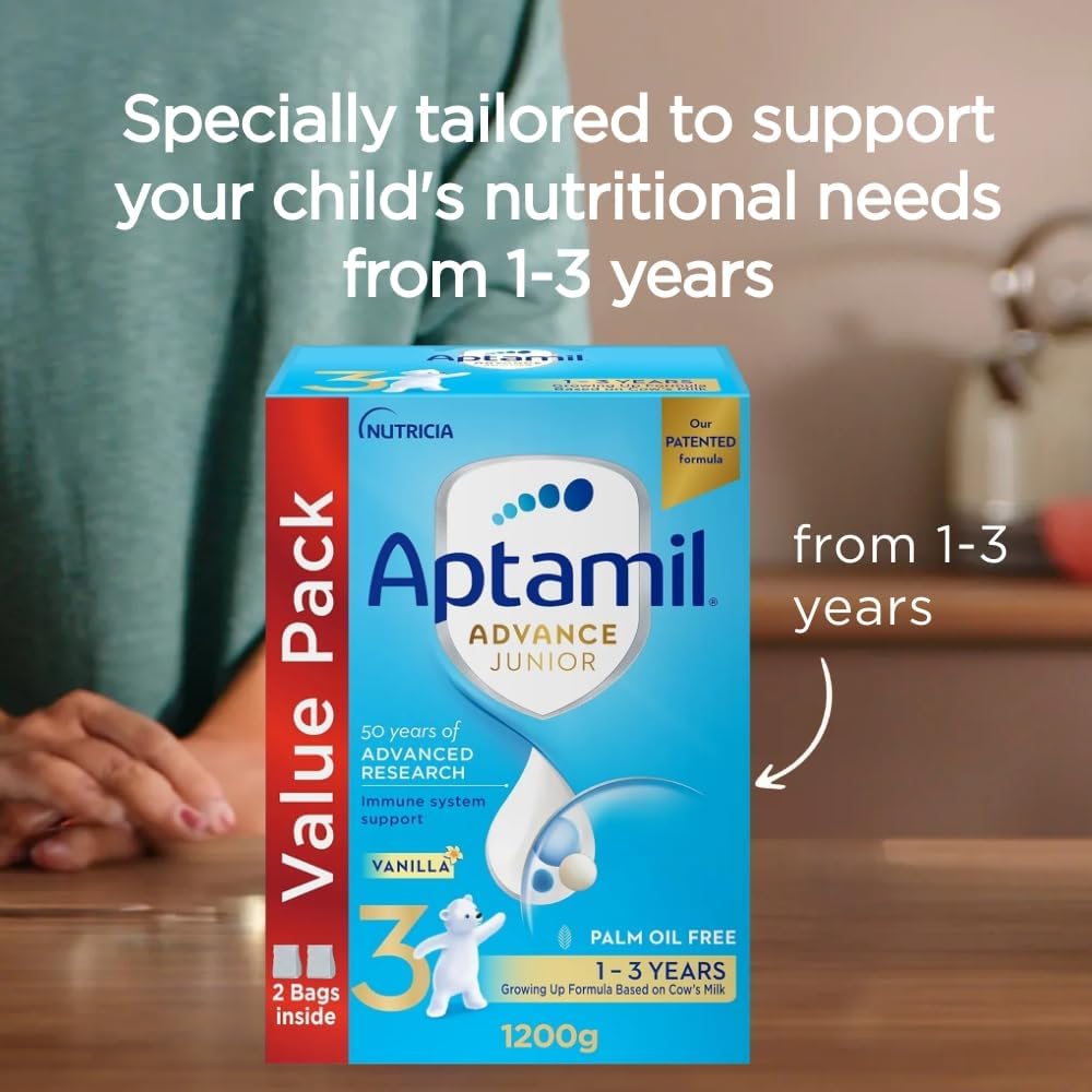 Aptamil Advance Junior Palm Oil Free 3 Milk Formula 1200g