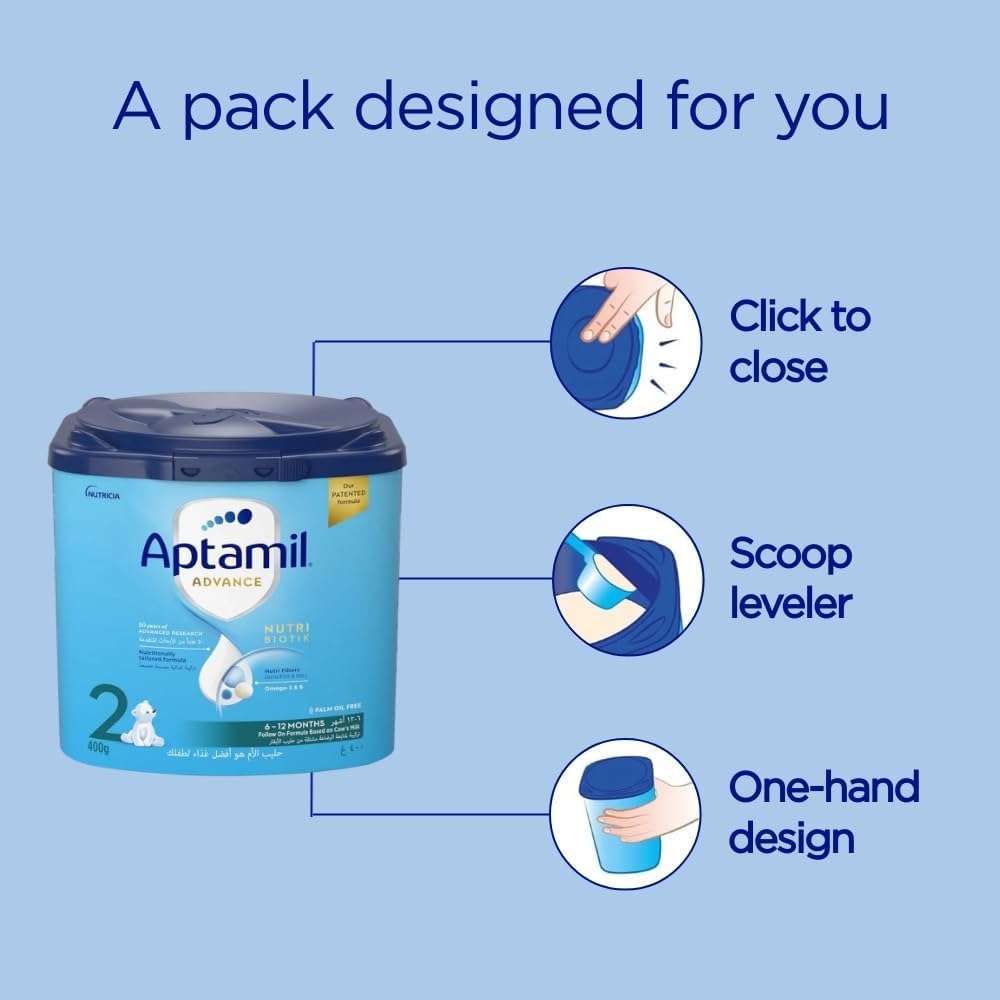 Aptamil Advance Palm Oil Free 2 Milk Formula 400g