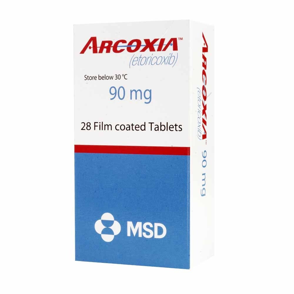 Arcoxia 90mg Tablet 28s