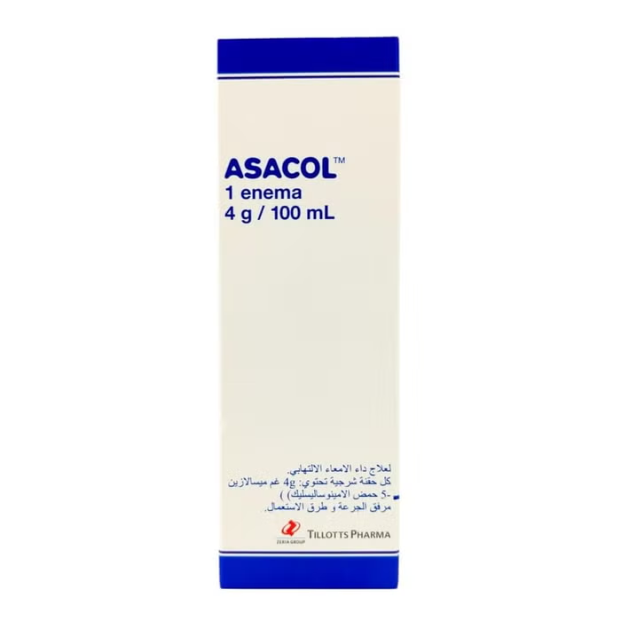 ASACOL 4GM 4% ENEMA 100ML BOT